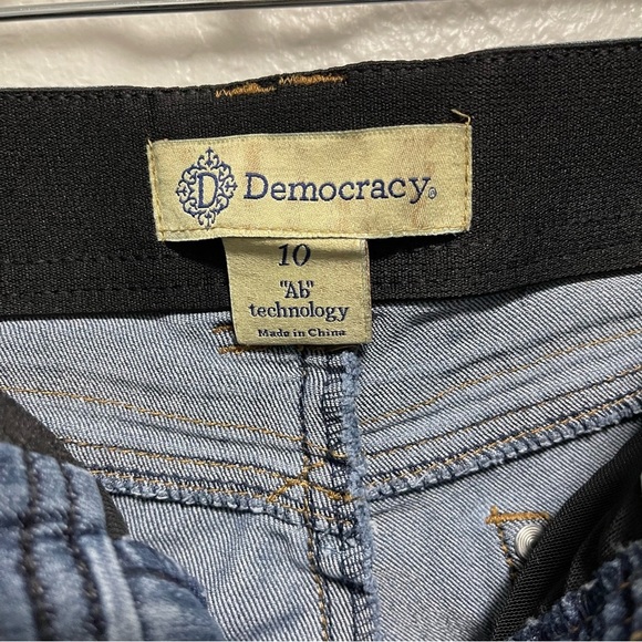 Democracy Medium Wash “ab” technology Skinny Jeans Size 10 - Picture 5 of 5